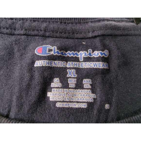 Champion Tee Mens XL Black Aggie Nation Graphic Short Sleeve Crew Logo Cotton - Picture 6 of 10